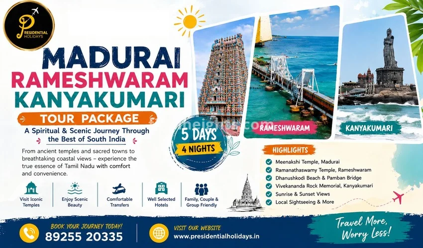 Presidential Holidays - Best Tours and Travels in Madurai