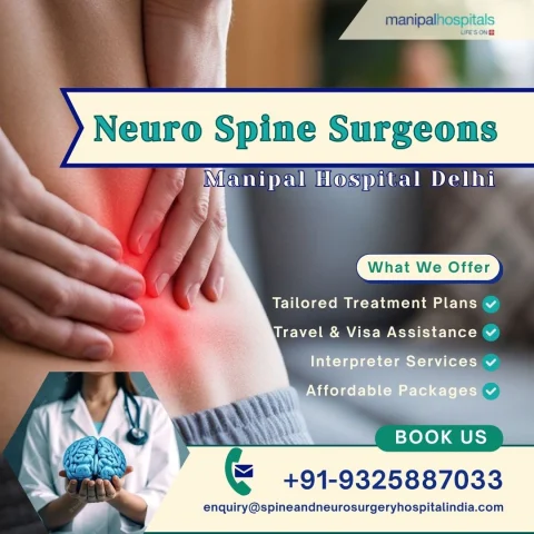 Neuro Spine Surgeons in Manipal Hospital Delhi
