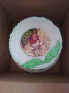 Birthday Photo Cake Round Shape 3
