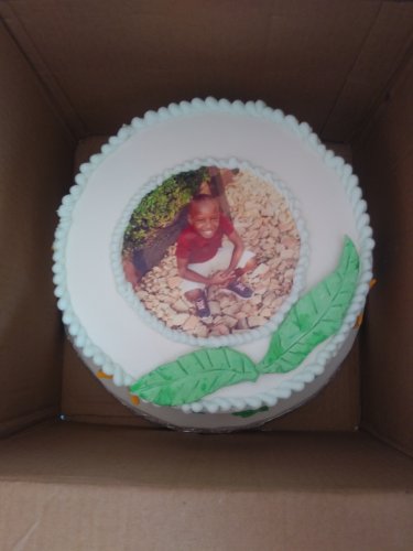 Birthday Photo Cake Round Shape