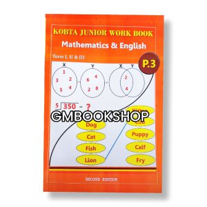 Kobta Junior Work book Mathematics & English P. 3 1