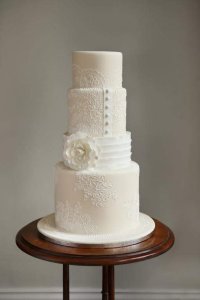 Rose Cascade Cake