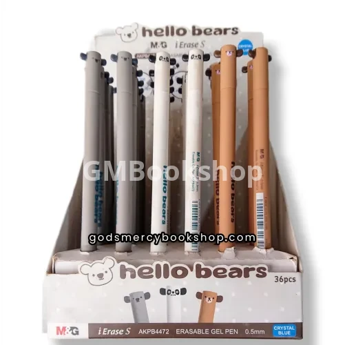 Hello Bear Erasable Pens