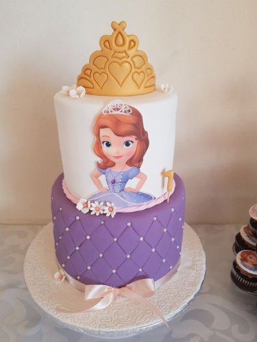 Pink pearl Birthday cake