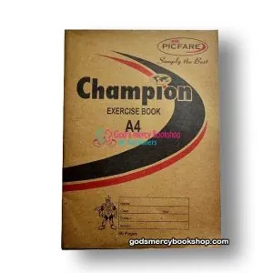 Champion A4 Exercise Books - 200 Pages