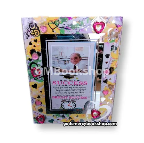 Single glass frame Success card 