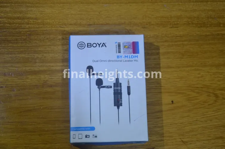 Boya Lavalier Dual Microphone