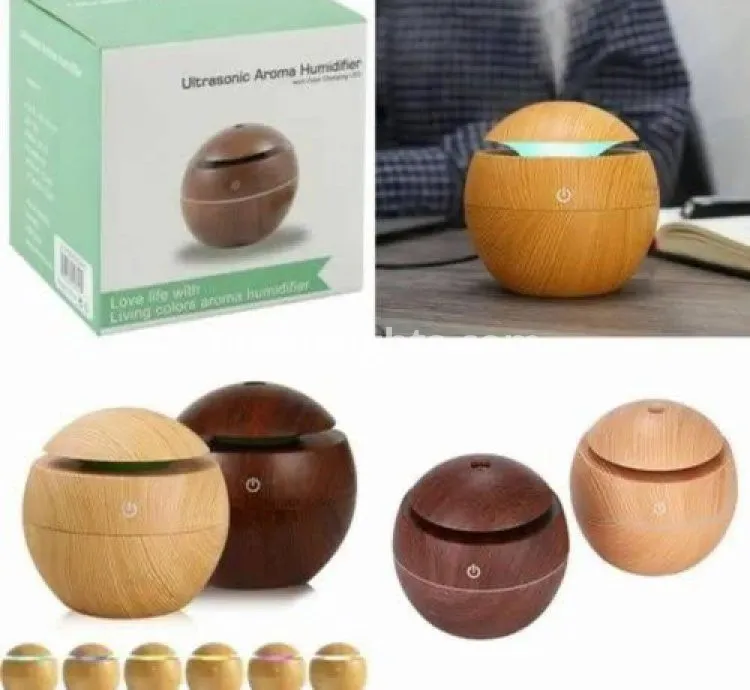 Wooden Electric Humidifier/ Diffuser Mini - Brown