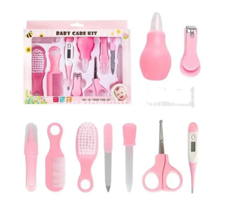 Baby Care Kit And Grooming Set - Pink