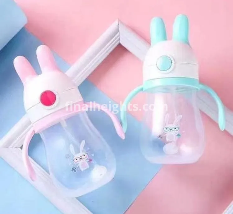 Leak Proof Double Handle  Straw Cup Pink