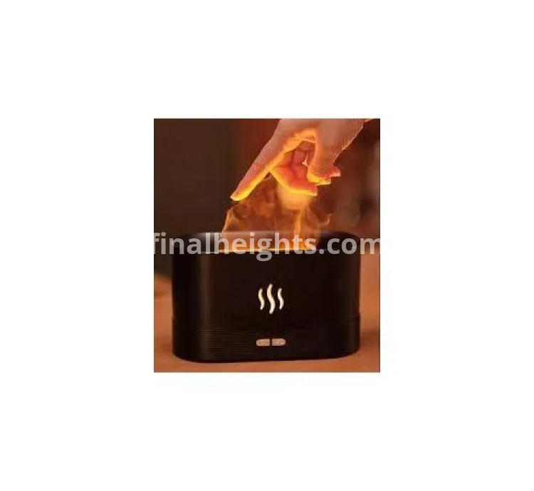 Aromatherapy Mist Humidifier with Essential Oil Diffuser & Flame Light 180mL