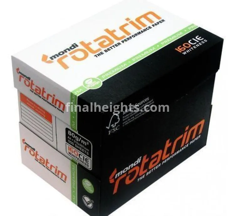 Mondi Photocopying A4 Papers, 80g, (5 Reams Per Carton) White Papers