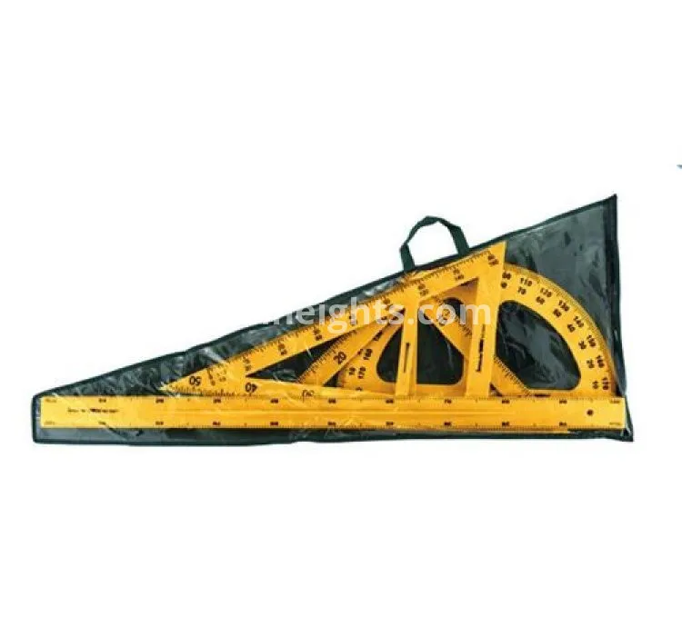 Teacher Geometrical Set For Blackboard-Yellow