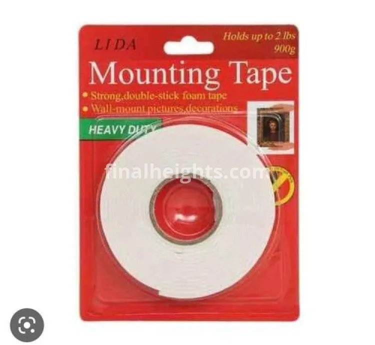 Double Sided Mounting Tape  - White