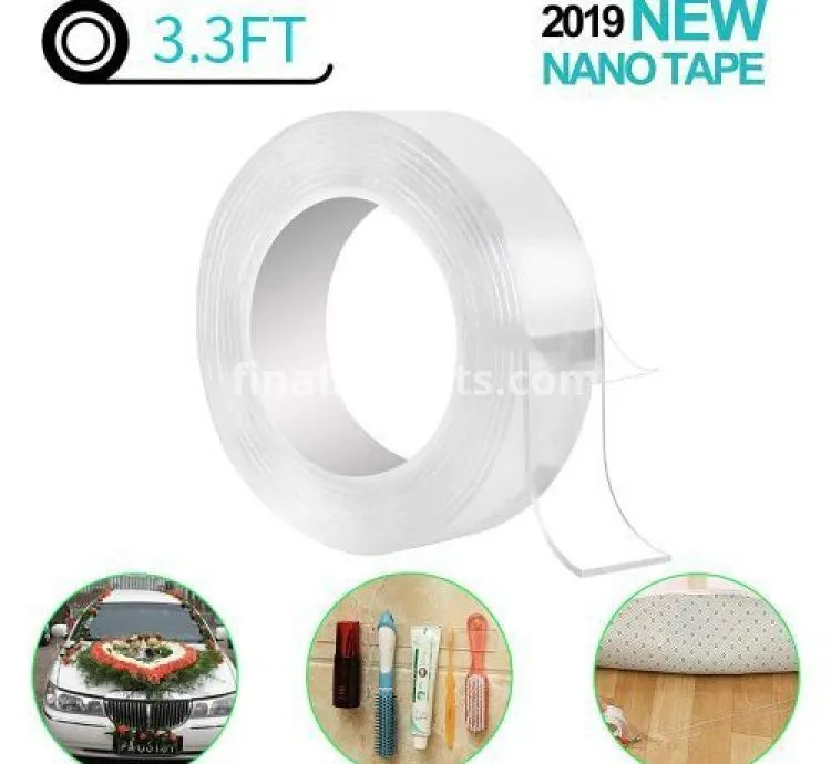 3.3Ft Nano Tape Roll Double Sided Adhesive 1m*30mm*1mm