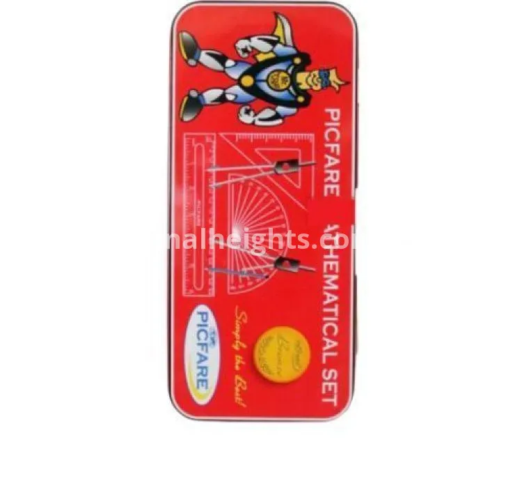 Picfare Mathematical Geometry Set - Red