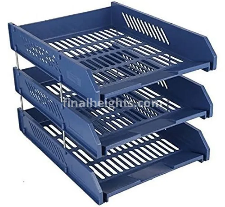 3 Layers Office Tray - Blue