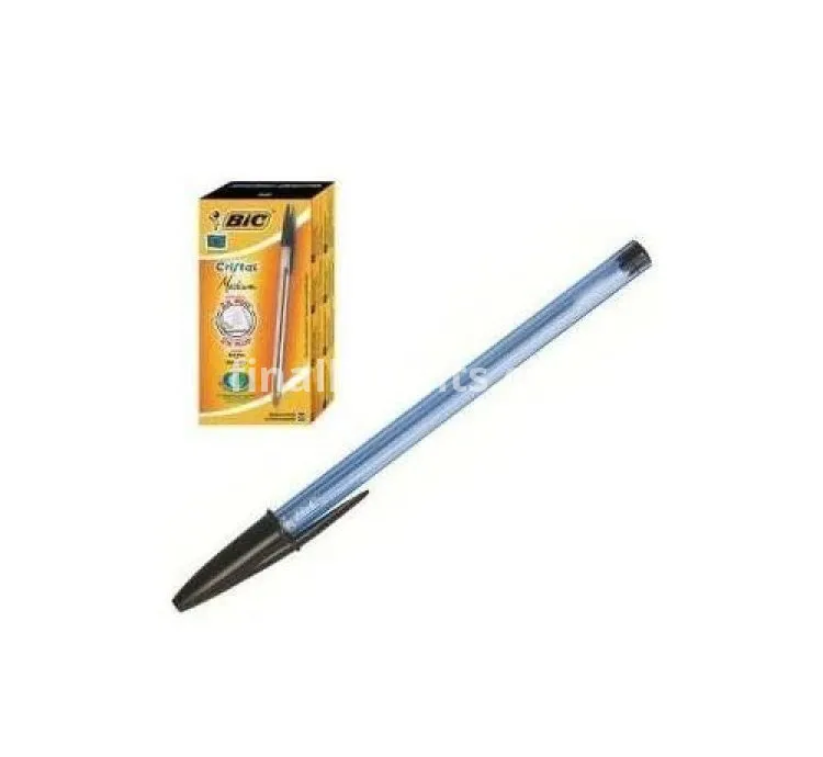 Bic Pens Crystal Pen Black, Pack of 50 Pieces