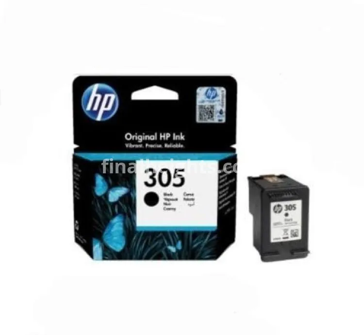 Hp Original 305 Ink Cartridge, Single Pack-Black