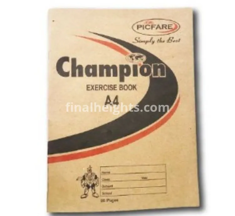 Bookmart  24 Packs Of 96 Pages Champion Exercise Books - Brown