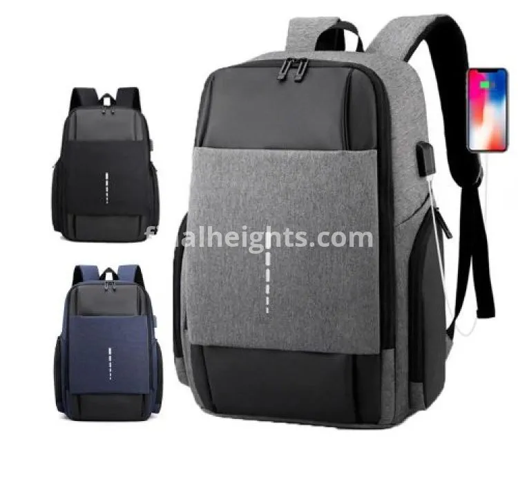 Travel Laptop Backpack Water Resistant Anti-Theft Bag With USB Charging Port And Lock 15.6 Inch Computer Business Backpacks For Women Men College School Student Gift, Bookbag Casual Daypack