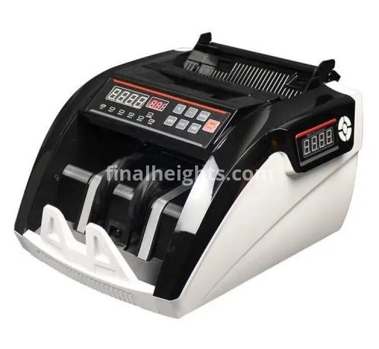 2 In 1 Bill Counter With Automatic Counting And Fake Notes Detection Functions-Multicolour
