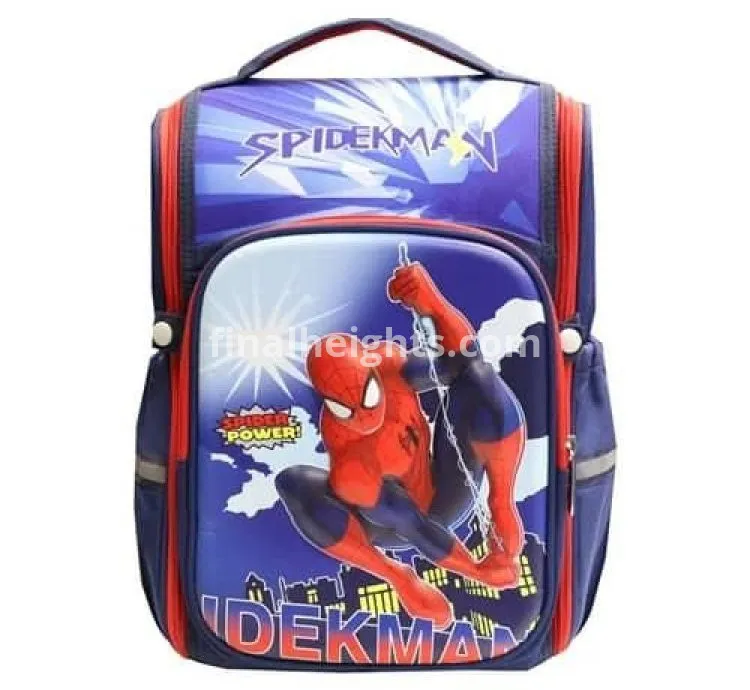 2 In 1 Cartoon Student Bag For Kids Orthopaedic Lightweight Picnic Travel Backpack Messenger Bag School Carrier For Girls And Boys Gift For Primary Children- Multicolor