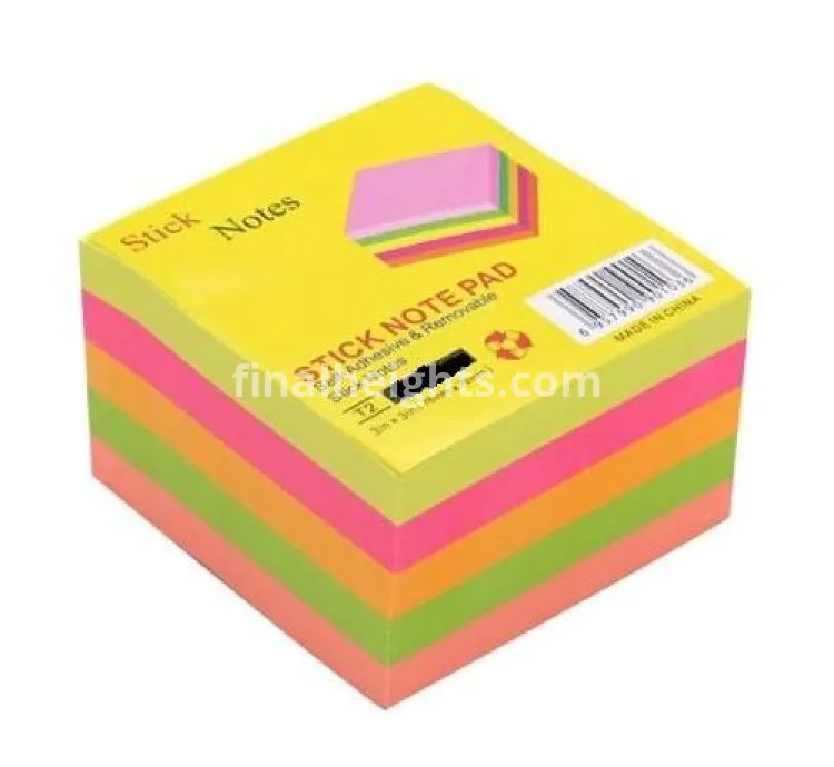 Sticky Notes Book 400 Sheets - Multiclor