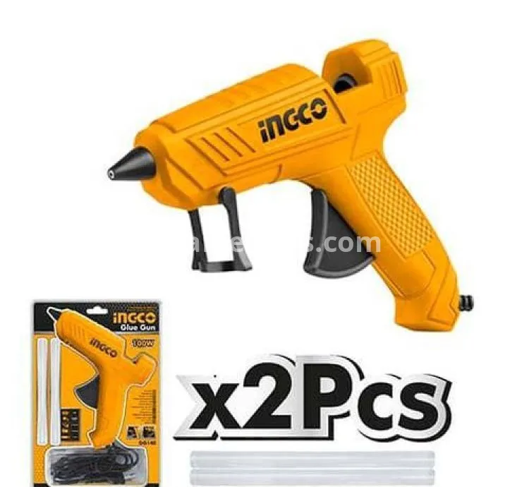 INGCO Glue Gun Volts:220-240V~50/60Hz - Orange, Black