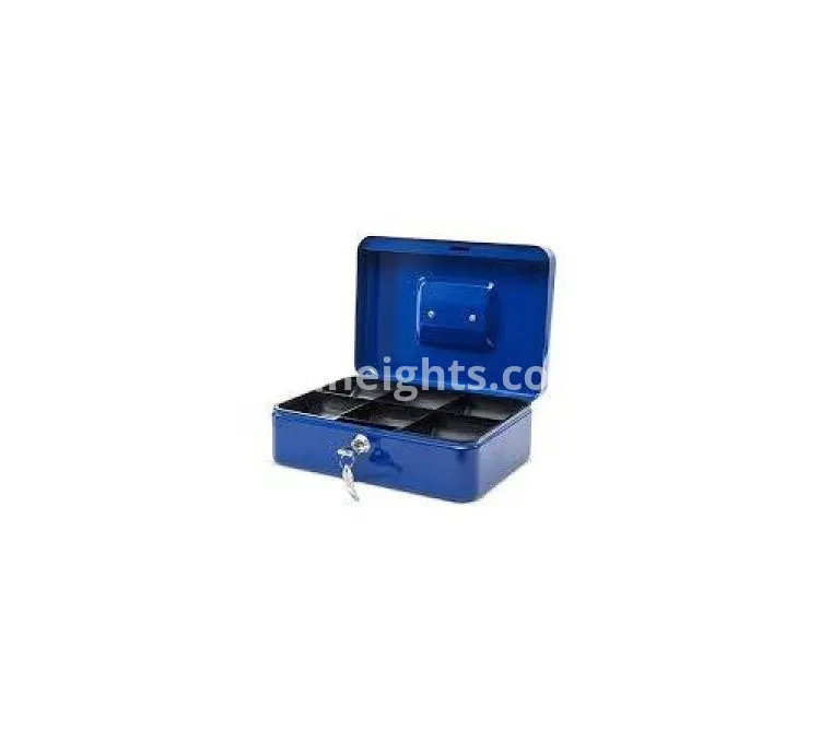 15*11.5*7.5cm  HC-66003 Robust Metal Cash Box, Secure Money Storage with Lock and Key - Versatile Solution for Home and Travel