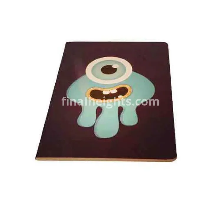 Aliens Sewn Notebook A5-Blue