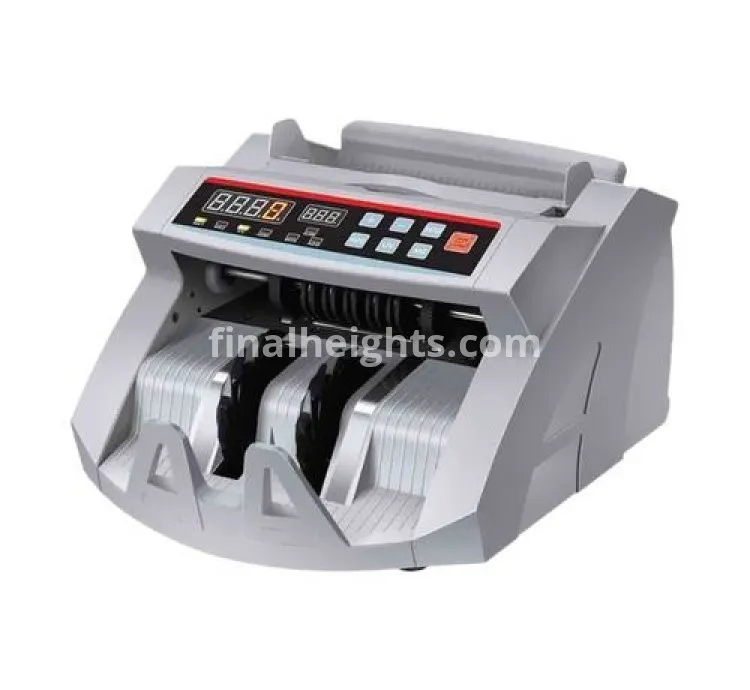 Bill Money Counter Worldwide Currency Cash Counting Machine UV & MG Counterfeit- White.