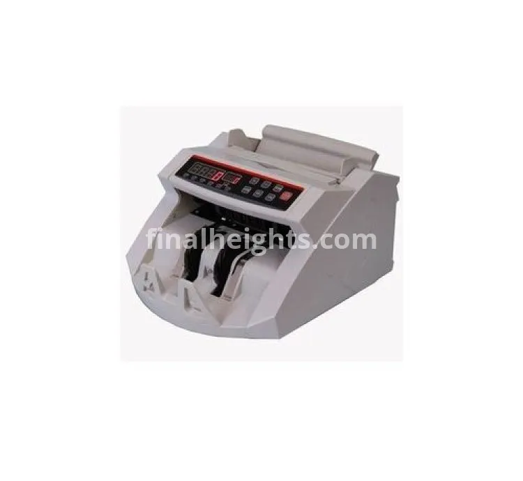 UV/MG Bill/ Money Counting Machine Counterfeit Detector Bill Counter - White