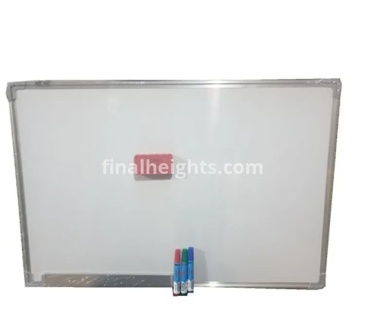 60x90cm Magnetic Wall Mount WhiteBoard With 3 Markers & Eraser