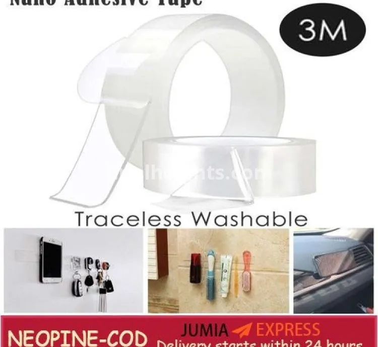 Nanotape Double Face Transparent 3M- White