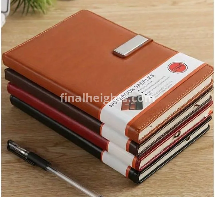 A5 Size Business  Note Book  -Brown-1 Pc