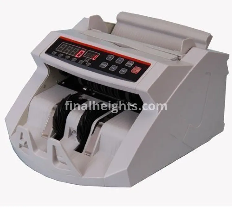 UV/MG Bill / Money Counting Machine Counterfeit Detector - Gray