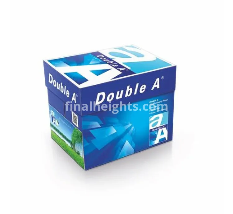 Double A Ink Saving White Paper Reams 80G (5X500 sheets) Carton - White