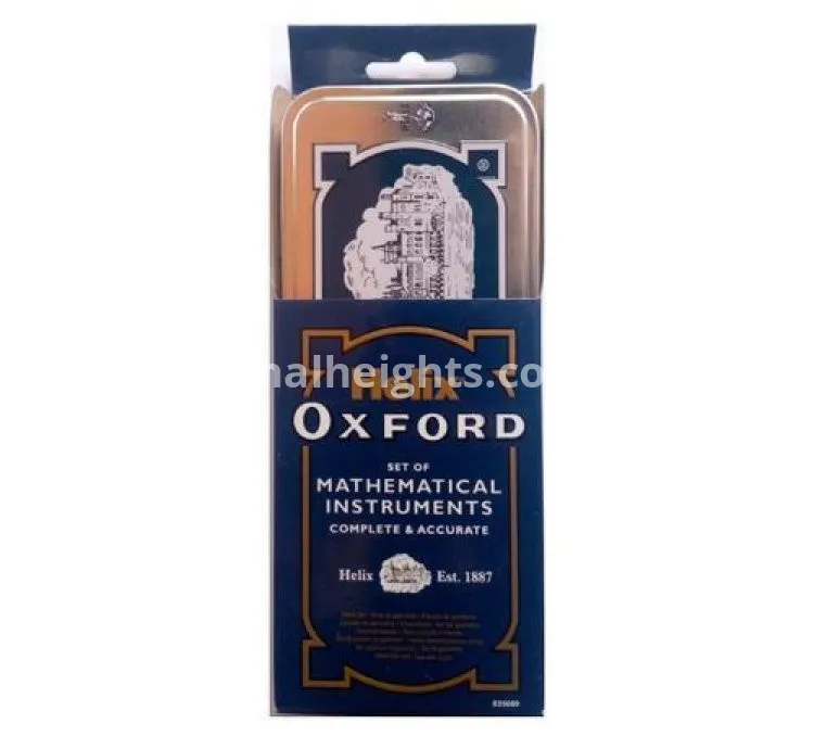 Oxford Helix Set of Mathematical Instruments Complete & Accurate - Blue