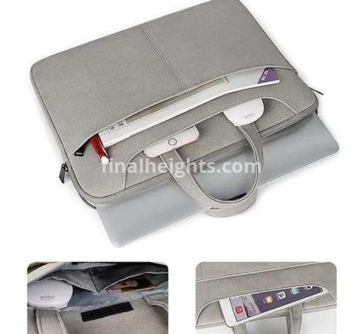 High Quality Portable Business Briefcase Waterproof Laptop Bag for MacBook, Hp, Lenovo