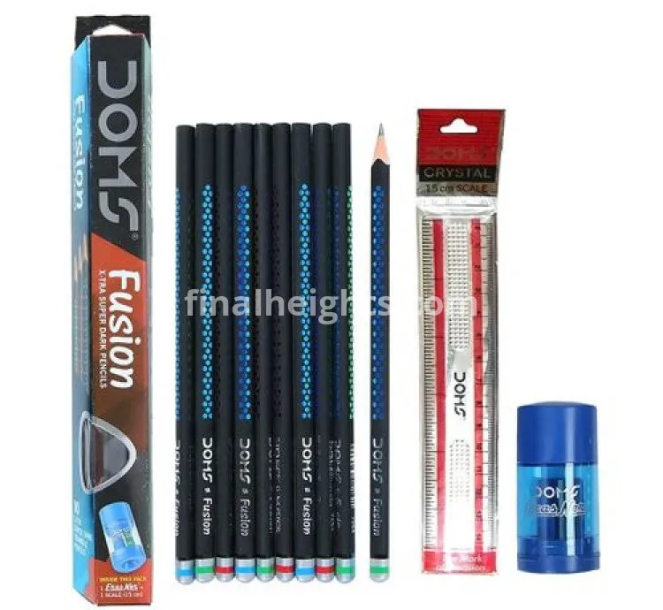 Doms Fusion X-tra Super Dark Pencil Pack