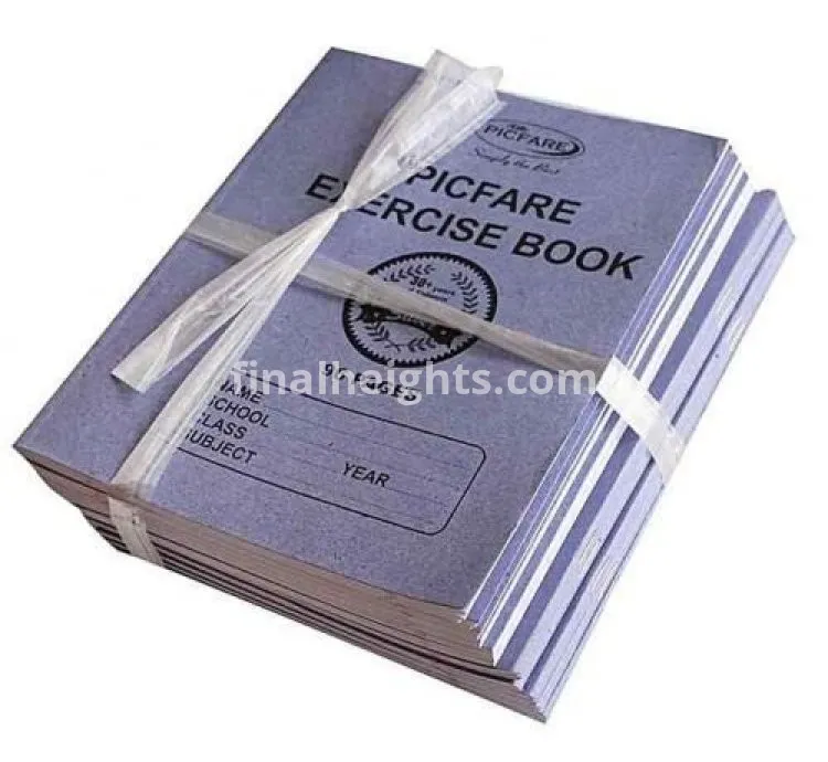 Picfare A Dozen Of 12 Exercise Books 96 Pages Blue
