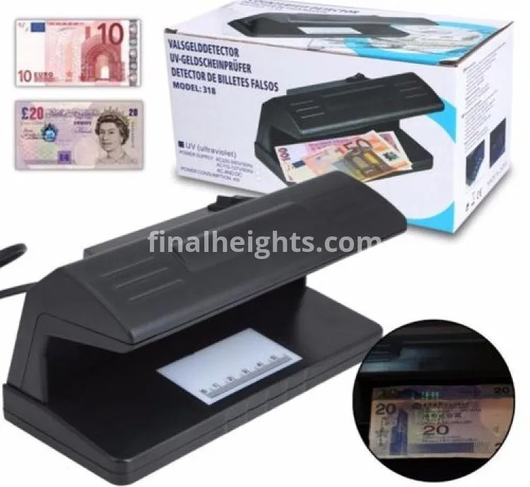 Currency Fake Detector Machine with ON/OFF Switch
