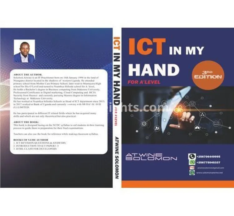 Atwine Solomon Ict In My Hand 4 Alevel - 3rd Edition - Purple