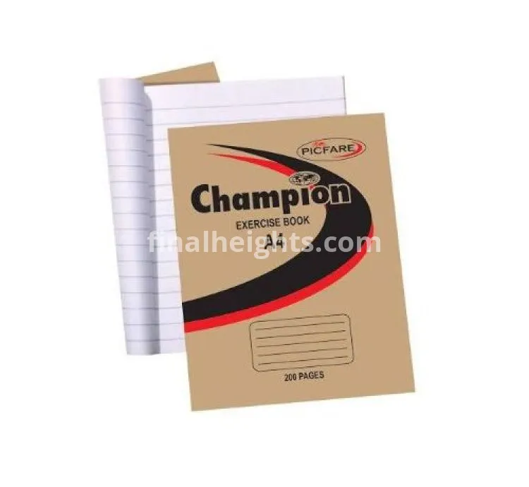 Champion A4 Black Books Dozen 12 Pieces