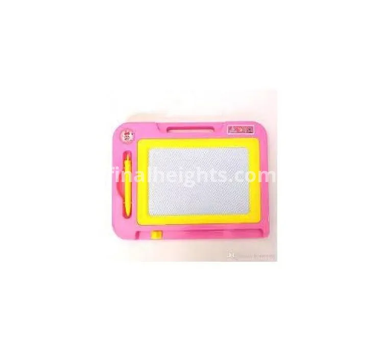 Kids Magnetic Plastic Writing Board, Kids Educational Toys_ Multicolour