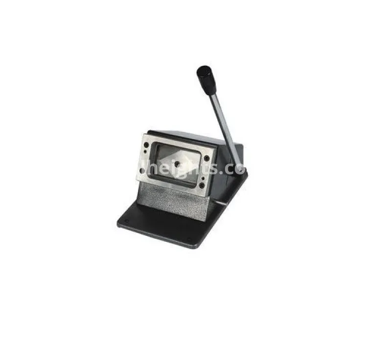 Table Card Cutter Machine - PVC - Black