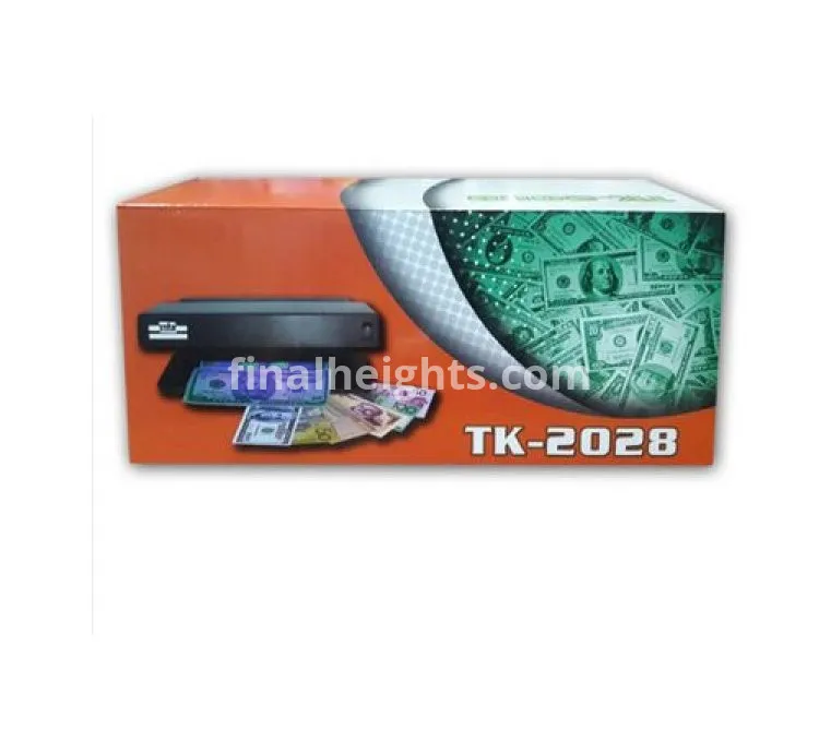 TK-2028 Counterfeit Money Detector - Black