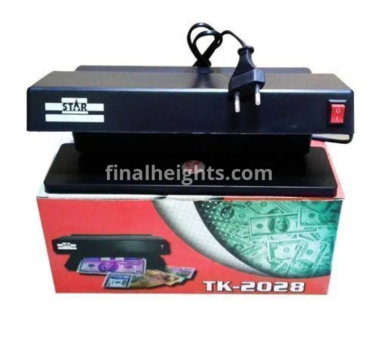 Original Accessories TK-2028 - Electronic Fake Currency Detector - Black