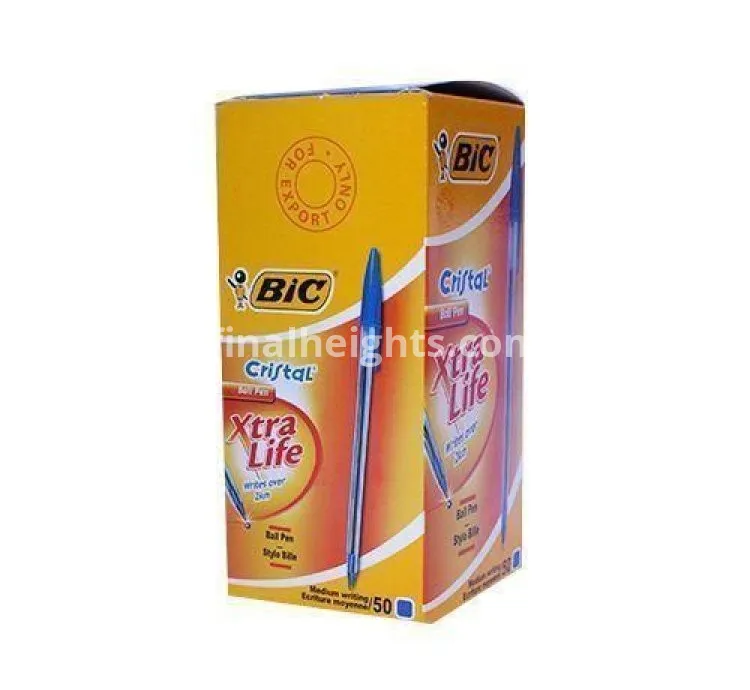 Bic  Box Of 50 Blue Pens - Blue